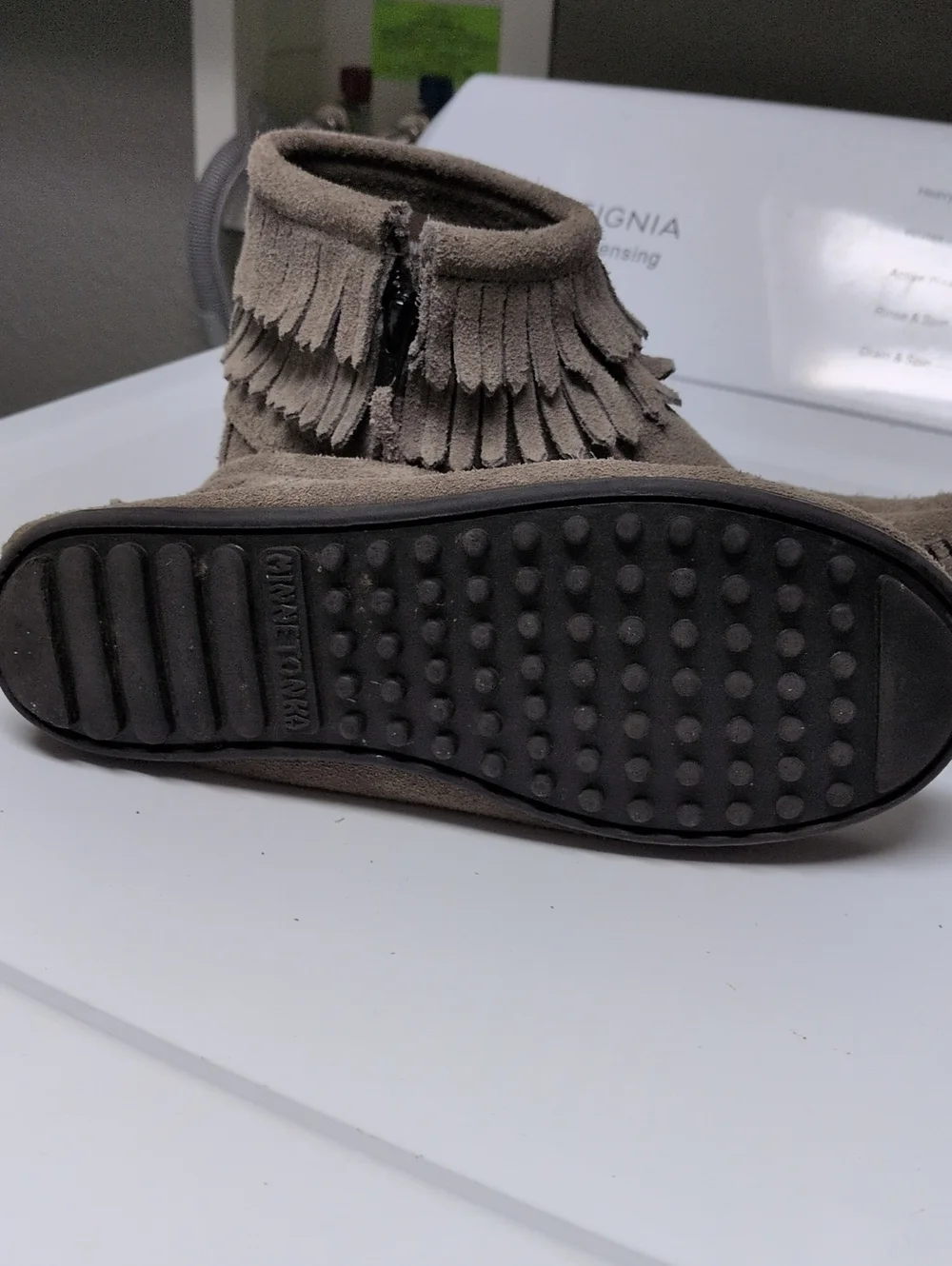 Minnetonka soft suede